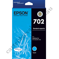Genuine Epson T3442/702 Cyan Ink Cartridge