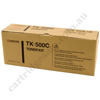 Genuine Kyocera TK500C Cyan Toner Cartridge