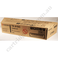 Genuine Kyocera TK815C Cyan Toner Cartridge