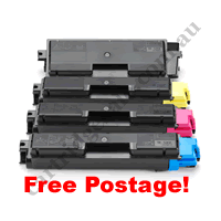 A Full Set Remanufactured Toner Cartridges for Kyocera TK594KCMY